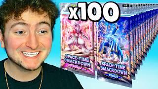 I Opened 100 Space Time Smackdown Packs!