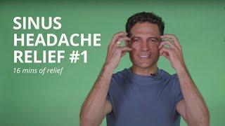 Sinus Drainage & Headache Relief Exercises | Sinusitis & Eustachian Tube Dysfunction Help | #1