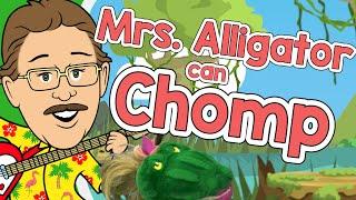 Mrs. Alligator Can Chomp | Greater Than and less Than Numbers | Jack Hartmann