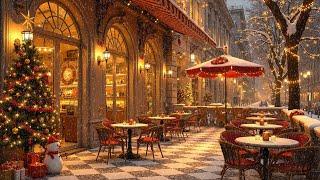 Monday Morning Jazz - Relaxing Jazz Instrumental Music at Cozy Coffee Shop ~ Christmas Jazz Music