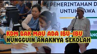 Kang Dedi Mulyadi: "Tidak Boleh Ada Intervensi Siapapun dalam Penerimaan Murid Baru‼"