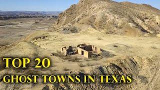 Exploring the Top 20 Ghost Towns in Texas! (UPDATED)