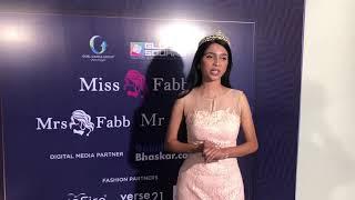 Glocal Square - Winner of “Miss Fabb” title, Aishwarya Gawande, sharing her thoughts on the show