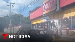 El Ejército y la Guardia Nacional combaten la violencia desatada en Tabasco | Noticias Telemundo