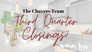 The Chavers Team Third Quarter Closings 2023