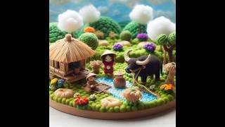 베트남 농촌(Vietnamese rural areas) #인공지능 #코바늘 #베트남 #농촌 #ai #craft #crochet #vietnam #rural #vietnamese