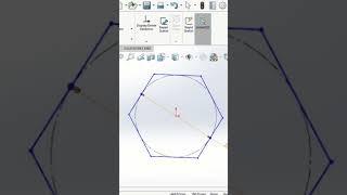 How to make a Nut 2D with Solidworks.