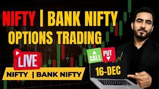 Live Trading Nifty Banknifty Options | Nifty Expiry Option Trade | 16-Dec | #livetrading