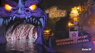 Monsters Boat Ride | Six Flags' BESTEST Dark Ride Ever! Over 105+ Animatronics in Monster Mansion