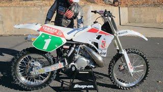 1990 YAMAHA YZ250 CHESTERFIELD DONNIE SMITH REPLICA