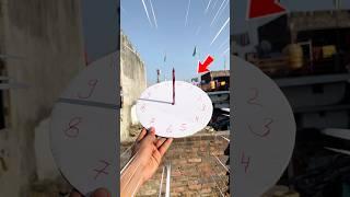 I made a clock that runs on sunlight  || #shorts #experiment ​⁠@CrazyXYZ