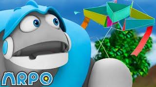 ARPO Builds a Kite! | 1 HOUR OF ARPO! | Funny Robot Cartoons for Kids!