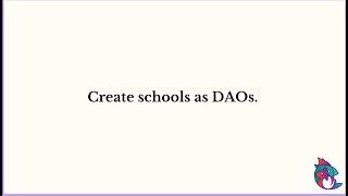 DeCentralize Schools! Join Geniī DAO's Funding Team! Raise $5M
