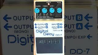 Boss DD-7 Digital Delay Modulation Chorus #shorts #short #bosspedals #digitaldelay #delay #guitar