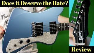 Does It Deserve the Hate? 2017 Gibson Firebird Zero Pelham Blue | Review + Demo