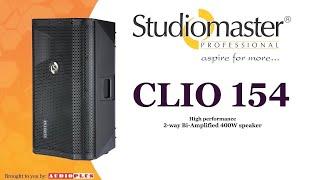 Clio 154 2-way Bi-amplified Active Loudspeaker by Studiomaster Professional