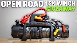 Open Road 12k Winch Unboxing +GIVEAWAY!