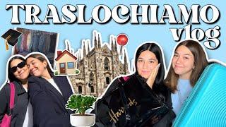 TRASLOCHIAMO A MILANO PER L'UNIVERSITÀ// vlog