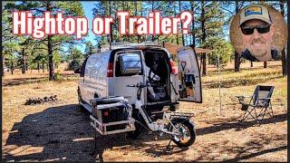 Time To Raise The Roof! Travel Trailer vs Hightop?  van life 