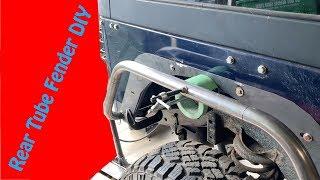 Jeep TJ Rear Tube Fender Build DIY