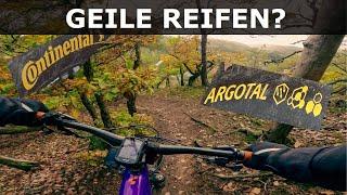 Erste Trailtour mit den neuen Continental Argotal bei Herbstlichen Bedingungen