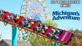 Top 7 Roller Coasters at Michigan’s Adventure | Muskegon, Michigan (2023)