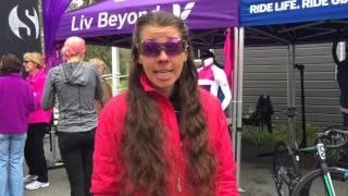 Woodstock Women's Cycling Grand Prix 2016 through the crowd