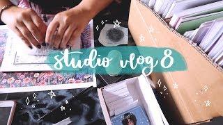 Studio Vlog #8 | workspace tour, new tattoos, shop update, new enamel pin + podcast news!