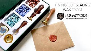 Trying Out Sealing Wax From Craspire! This is so much fun!