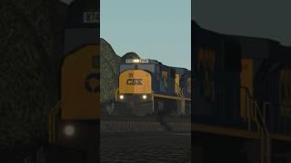 CSX SD60M 8748 Leads Tropicana Train #csxtransportation #csx #railway #railfan #train #trainspotting