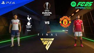 FC 25 PS4 - Tottenham Hotspur vs Man United | UEFA Europa League 24/25 Final Match