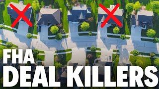 Avoid These 11 FHA DEAL KILLERS