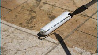 Power Washing Stripping Sealer From Stamped Concrete