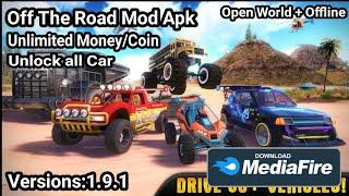 Off The Road Mod Apk|versi 1.9.1|Unlock all Car|Unlimited Money/Coin|HD Grafik|Offline|Open World|