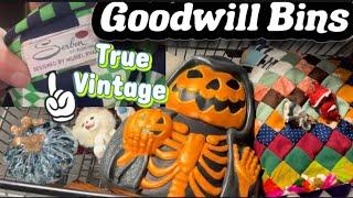 True Vintage in the Goodwill Bins Today | Thank Goodness For Good Friends!! Thrift With Me