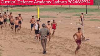Army Rally Bharti 2022 | 1600m Running Training Monday Morning | Gurukul Defence Academy Ladnun