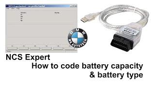 NCS EXPERT Coding - BMW How to code new battery capacity or new battery type with NCS Expert tool