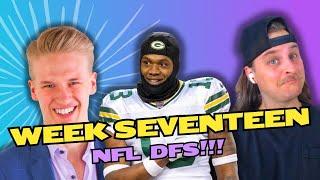 Week 17 NFL DFS DraftKings Daily Fantasy Football Breakdown with Jakob Sanderson