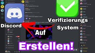 Verifizierung System auf Discord Hinzufügen mit (Carl bot) gan einfach erklärt!