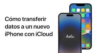 Cómo transferir datos a un nuevo iPhone | Soporte técnico de Apple