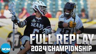 Adelphi vs. Lenoir-Rhyne: 2024 DII men's lacrosse championship | FULL GAME