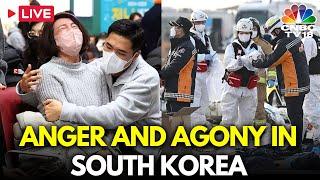 South Korea Plane Crash LIVE: Families of Jeju Air Flight 2216 Victims Mourn | Muan Airport | N18G