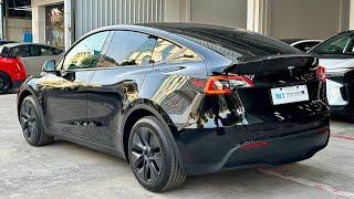 New Car ! Tesla Model Y 2024 - Best Luxury Electric SUV Black | Exterior and Interior