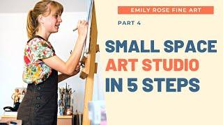 How to make a small art studio at home