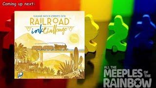 All the Games with Steph: Railroad Ink Challenge: Shining Yellow