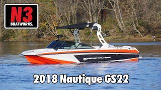 2018 Nautique GS22 - Solar Red - On Water || N3 Boatworks