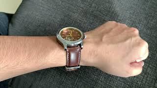 HMT Stellar Open Heart Maroon Dial | DASL 04 TB 7C SS ML | Unboxing