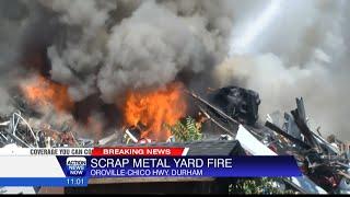 Chico Scrap Metal Fire Sept 2024