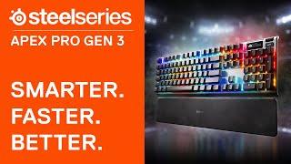 The New SteelSeries Apex Pro Gen 3