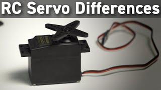 RC Servo Differences & Technologies Compared - Servo Motor Types, Materials & More